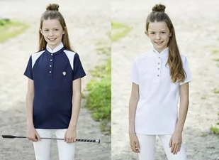 Covalliero Koszulka konkursowa młodzieżowa GOLDANA SS21 - Koszulki jeździeckie - miniaturka - grafika 1