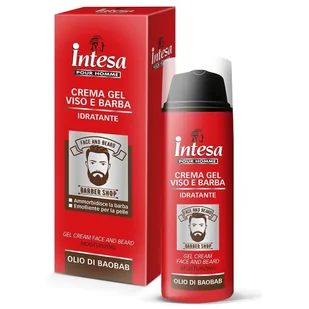 ASCO Intesa Krem-żel nawilżający do twarzy i brody Olio di Baobab 50ml 251061 - Kosmetyki i akcesoria do pielęgnacji brody - miniaturka - grafika 2