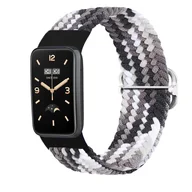 Akcesoria do smartwatchy - Pasek Pleciony Mi Band 7 Pro / M7 Pro (13), BLACK AND WHITE / CZARNO-BIAŁY - miniaturka - grafika 1