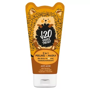 Under Twenty Anti Acne 2 in 1 peeling + maska dla skóry najeżonej niedoskonałościami 130ml - Peelingi do ciała - miniaturka - grafika 1