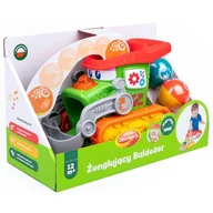 Zabawki interaktywne dla dzieci - Dumel Żonglujący Buldożer DD 42857 2428573 - miniaturka - grafika 1