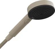 Słuchawki prysznicowe - hansgrohe Pulsify Planet Edition - Główka prysznicowa oszczędność wody (EcoSmart+), 105 mm, 3-strumieniowa (Relaxation) w tym PowderRain, Piaskowy, 26077210 - miniaturka - grafika 1