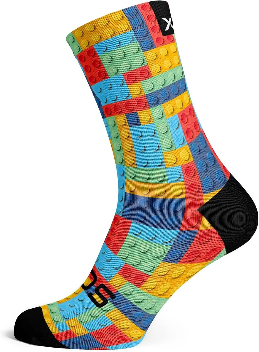 Sox Blocks Crew Socks skarpety z klocków rozmiar 42-47