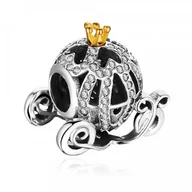 Charmsy - Murrano Charms Zawieszka Koralik 925 Zaczarowana Karoca SR-331 - miniaturka - grafika 1