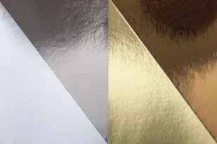 Splendorlux Mirror Ferro, 320g, 72x102cm. Ciemny srebrny lustrzany gładki - wylewany, przyjazny środowisku tektura ozdobna (100) (ppp619) - Akcesoria do reklamy - miniaturka - grafika 1