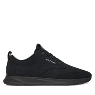 Sneakersy męskie - Sneakersy Tommy Hilfiger Newport 3D Premium FM0FM05527 Czarny - miniaturka - grafika 1
