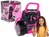 Zabawy w naśladowanie dorosłych - Interaktywny Samochód Dla Dziewczynki Do Rozkręcania Mały Mechanik - miniaturka - grafika 1