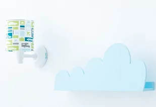Lamps & Co. Półka Chmurka, Niebieska - Półki i regały dla dzieci - miniaturka - grafika 1