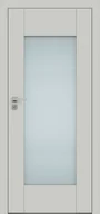 Drzwi wewnętrzne - Dre Drzwi Wewnętrzne Z Szybą Even 3 Lakier Popielaty - miniaturka - grafika 1