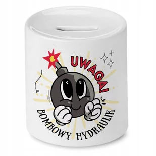 Dla Hydraulika Skarbonka na Urodziny na Prezent z Nadrukiem ze Zdjęciem - Skarbonki - miniaturka - grafika 1