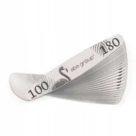 Akcesoria do paznokci - Aba Group Pilnik do Paznokci Elipsa 100/180 Zestaw 25szt. - miniaturka - grafika 1