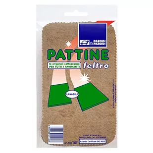 Parodi&Parodi ślizgacze filcowe, rozmiar uniwersalny, nadają się do prania, wygodne i praktyczne buty zapasowe, filcowe kapcie, art. 138 Parodi&Parodi - Kapcie damskie - miniaturka - grafika 1