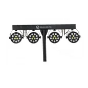 Oświetlenie i efekty wizualne - LIGHT4ME BELKA LED PAR - zestaw oświetleniowy ♦ 30 DNI NA ZWROT ♦ GWARANCJA DOOR-TO-DOOR ♦ SZYBKA WYSYŁKA - miniaturka - grafika 1