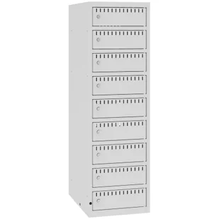 Stacja do ładowania akumulatorów rowerowych - 9 skrytek - PCS M5109 - Szafki BHP - miniaturka - grafika 1