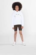 Bluzy dla dziewczynek - Michael Kors bluza dziecięca kolor biały z kapturem z nadrukiem - miniaturka - grafika 1