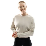 Bluzy sportowe damskie - Bluza treningowa crop top dla kobiet Fitness Siroko Ignite - miniaturka - grafika 1