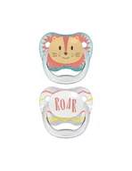 Smoczki uspokajające - Dr Brown's Smoczek Prevent Motyl 0-6m Zwierzęta niebieski - miniaturka - grafika 1