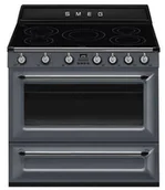 Kuchenki elektryczne - Kuchnia z płytą indukcyjną SMEG TR90IGR2 - miniaturka - grafika 1