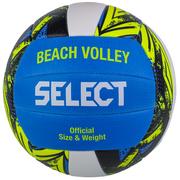 Siatkówka - Select Beach Volley v23 Ball BEACH VOLLEY BLU-WHT, unisex, piłki do siatkówki, Niebieskie - miniaturka - grafika 1