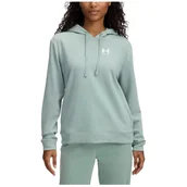 Bluzy sportowe damskie - Bluza damska Under Armour Rival Terry Hoodie Rozmiar: S / Kolor: różowy - miniaturka - grafika 1
