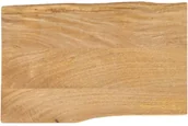 Stoły - vidaXL Blat stołu, 50x40x2,5 cm, naturalna krawędź, lite drewno mango - miniaturka - grafika 1