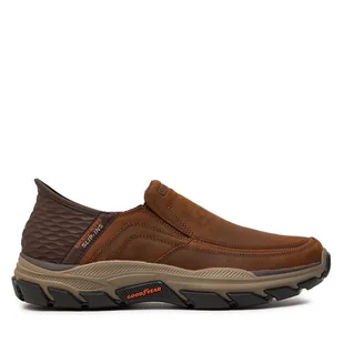 Półbuty Skechers 204810 CDB Brązowy - Półbuty męskie - miniaturka - grafika 1