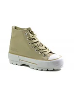 Półbuty damskie - TRAMPKI BIG STAR - LL274160 BEIGE - Big Star - miniaturka - grafika 1