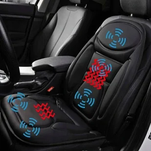 Mata grzewcza masująca  na siedzenie 12V siedzisko + plecy - Akcesoria motoryzacyjne - miniaturka - grafika 1