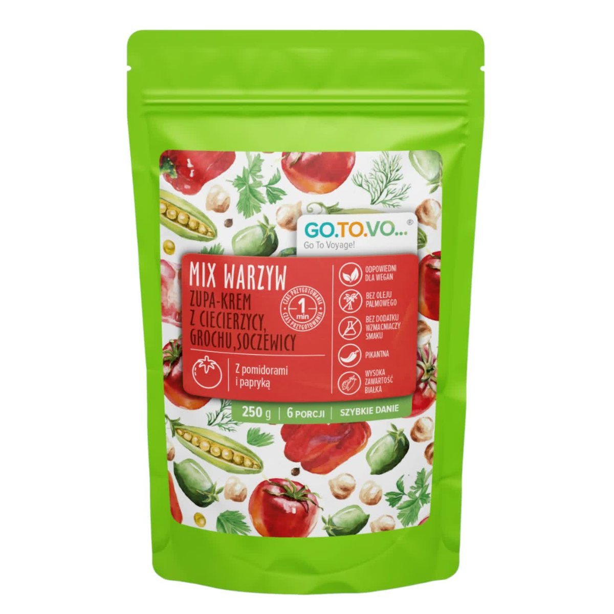 MIX WARZYW zupa krem z ciecierzycy, grochu i soczewicy 250g