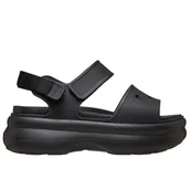 Sandały damskie - Sandały damskie Crocs Soho Y-Strap 211755-001 - czarne - miniaturka - grafika 1