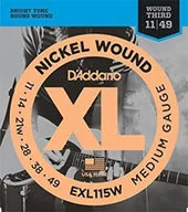 Struny gitarowe  - D'Addario EXL115W 11-49 - miniaturka - grafika 1