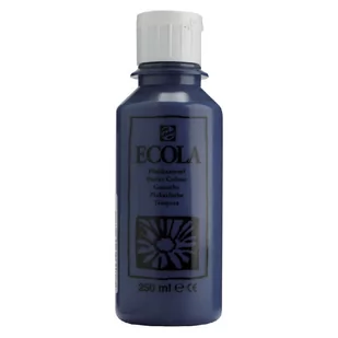 Farba tempera Gwasz, Ecola, 508 prussian blue, 250 ml - Farby i media malarskie - miniaturka - grafika 1