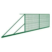 Ogrodzenia - Brama przesuwna 3D 4 m lewa - miniaturka - grafika 1