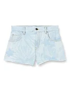 Spodenki damskie - Pinko Krzyż Szorty Denim Laserato TR Spodenki Damskie, Ezb_jasnoniebieski/Biały, 28 - miniaturka - grafika 1