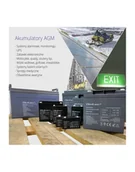 Baterie do zasilaczy awaryjnych UPS - qoltec Akumulator AGM 12V | 12Ah - miniaturka - grafika 1