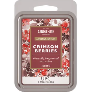 Wosk zapachowy świąteczny - Crimson Berries Candle-lite 56 g - Zapachy do domu - miniaturka - grafika 1