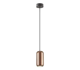 Redo 01-3476 - Żyrandol na lince BOOM 1xGU10/10W/230V śr. 7,6 cm brązowe - Lampy sufitowe - miniaturka - grafika 1