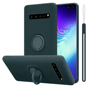 Pokrowiec Do Samsung Galaxy S10 5G w LIQUID ZIELONY Etui TPU Obudowa Ochronny Case Cover Plecki Cadorabo - Etui i futerały do telefonów - miniaturka - grafika 1