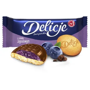 Delicje SZAMPAŃSKIE JAGODOWE 147G - Ciastka - miniaturka - grafika 1