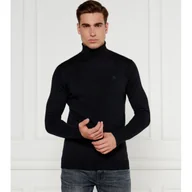 Swetry męskie - Karl Lagerfeld Wełniany golf Slim Fit - miniaturka - grafika 1