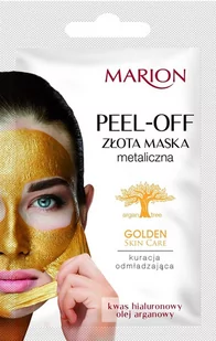 Marion Golden Skin Care Złota metaliczna maska do twarzy peel-off 1 szt. - Maseczki do twarzy - miniaturka - grafika 1