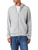 Bluzy męskie - Armani Exchange Męska bluza z kapturem Everyday French Terry, szary, XL - miniaturka - grafika 1