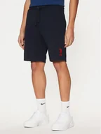 Spodenki damskie - U.S. Polo Assn. Szorty sportowe MUP3355 Granatowy Regular Fit - miniaturka - grafika 1