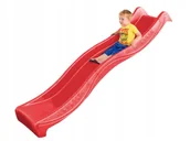Place zabaw - Ślizg Zjeżdżalnia Ślizgawka Wodna 3 m JF czerwony - miniaturka - grafika 1