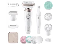 Depilatory i golarki damskie - Depilator BRAUN Silk Epil 9 Flex 9-580 3D Biało-złoty - miniaturka - grafika 1