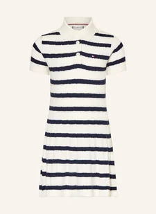 Tommy Hilfiger Sukienka Z Dzianiny weiss - Sukienki - miniaturka - grafika 1