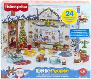 Figurki dla dzieci - fisher-price little people kalendarz adwentowy zestaw świąteczny z 24 zabawkami prezent dla dzieci od 1 do 5 lat hgp72 - miniaturka - grafika 1