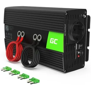 Green Cell Przetwornica samochodowa Green Cell 12V do 220V 1000W/2000W INV08 - Przetwornice samochodowe - miniaturka - grafika 1