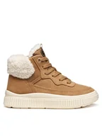 Buty dla dziewczynek - Geox Trzewiki J Laquinny Wpf J56NFA 00022 C6627 S Brązowy - miniaturka - grafika 1