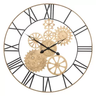 Zegar ścienny duży Isea, widoczny mechanizm, Ø 90 cm - Zegary - miniaturka - grafika 1